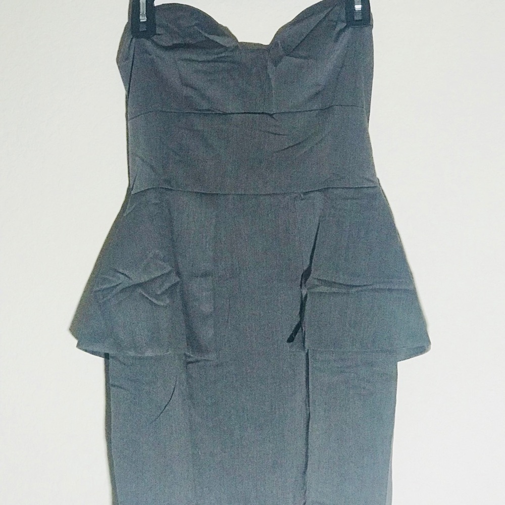 Gray mini dress